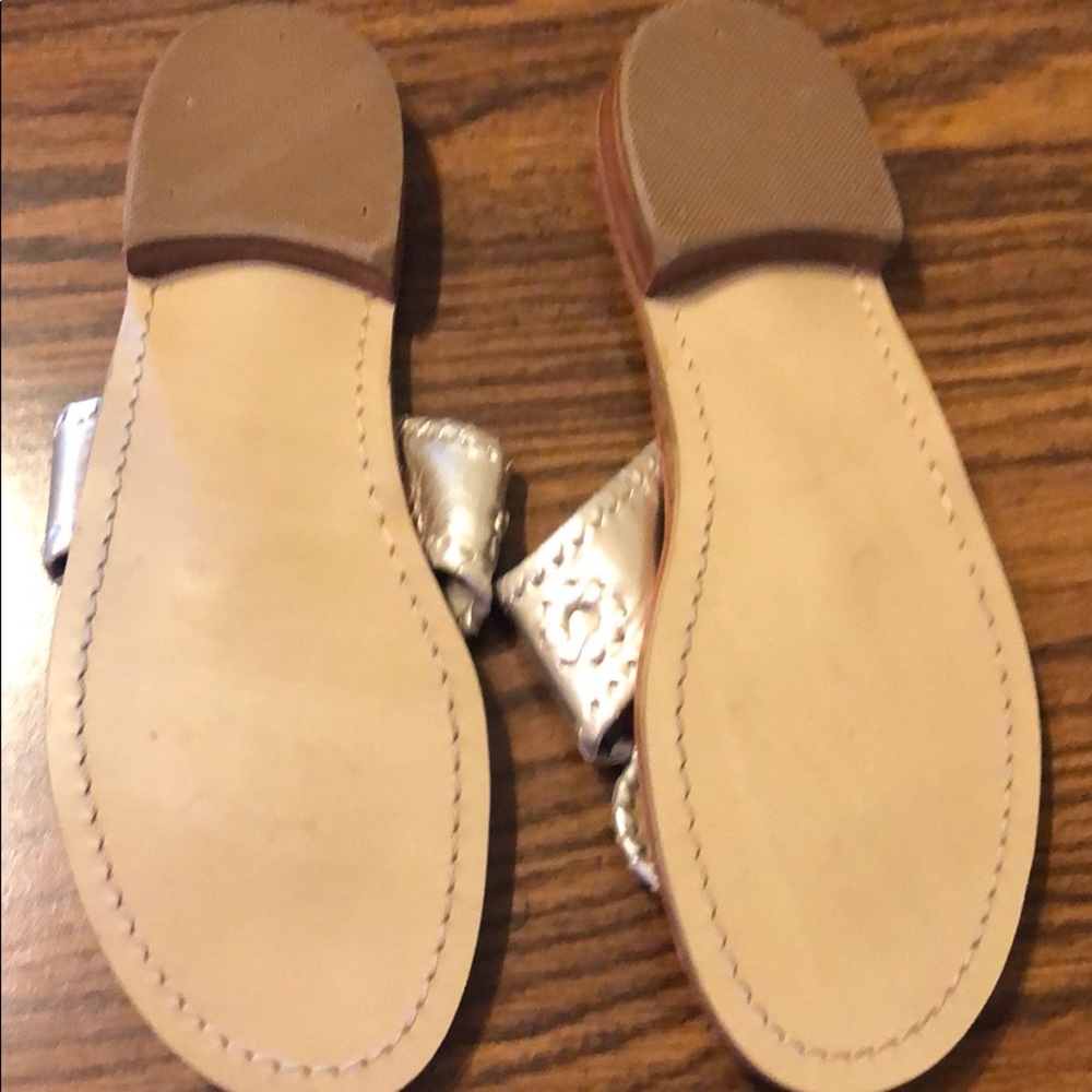 Jack Rogers platinum size 7.5 sandals - Picture 2 of 3
